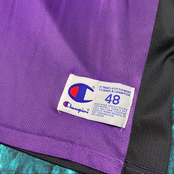 Vtg Vince Carter Jersey Champion Toronto Raptors - Picture 9 of 12